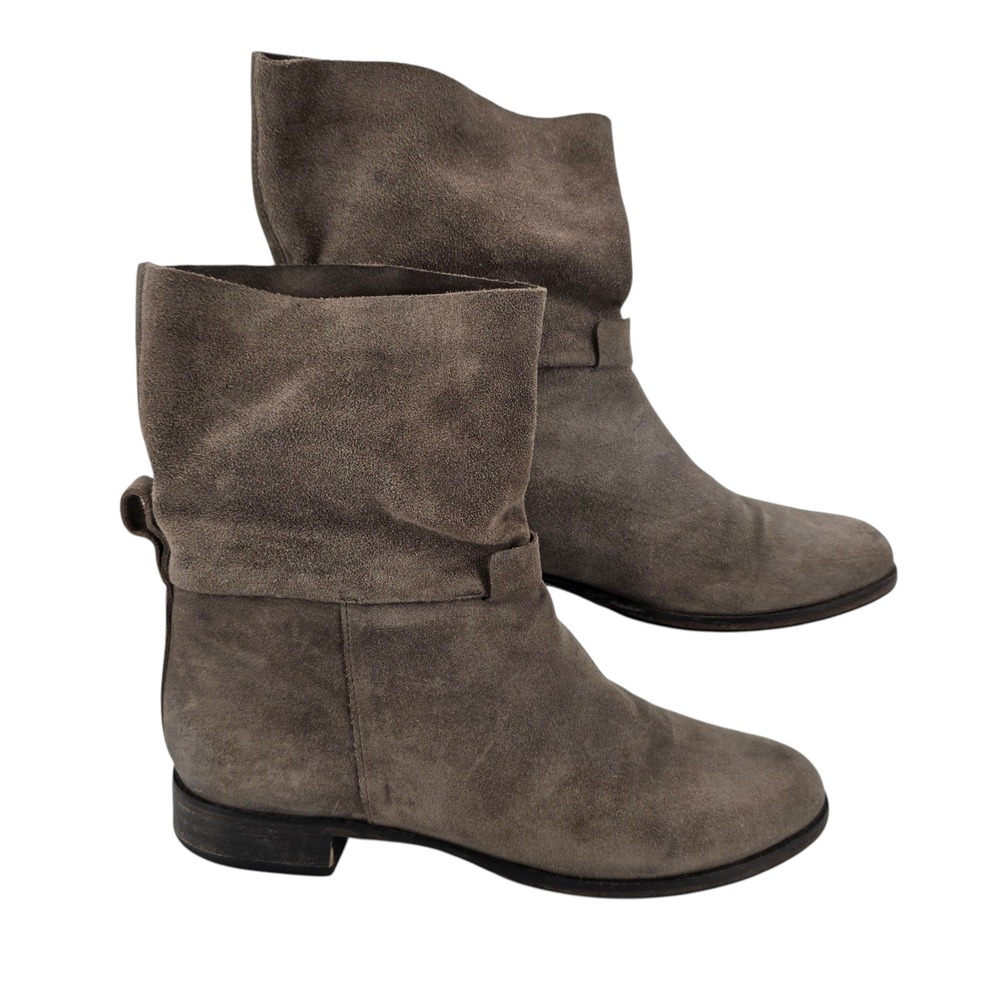 Coclico Womens 37 Tieg‎ Suede Slouch Mid Calf Boots